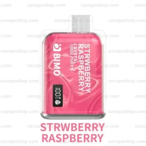 BIMO Crystal 12k Puffs- Strawberry Raspberry