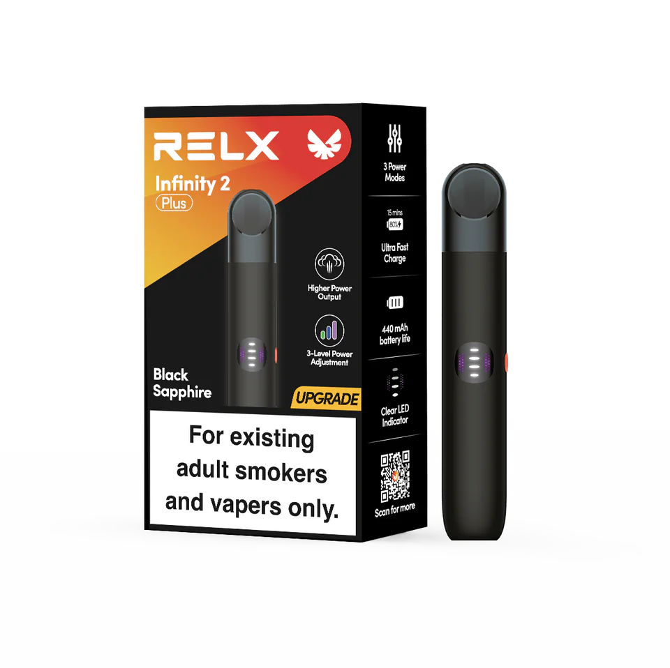 RELX Infinity2 Plus Device Black Sapphire - Image 2