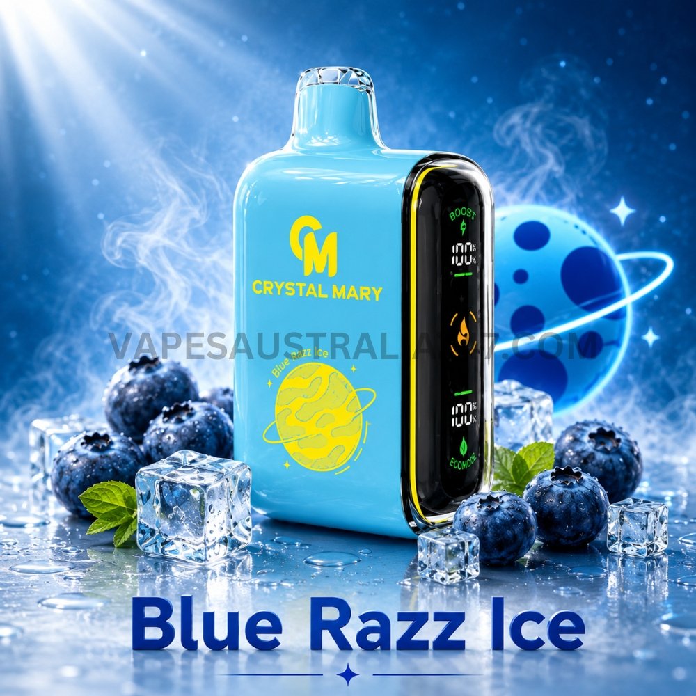 Crystal Mary Pulse 20000 Puffs Razz Ice