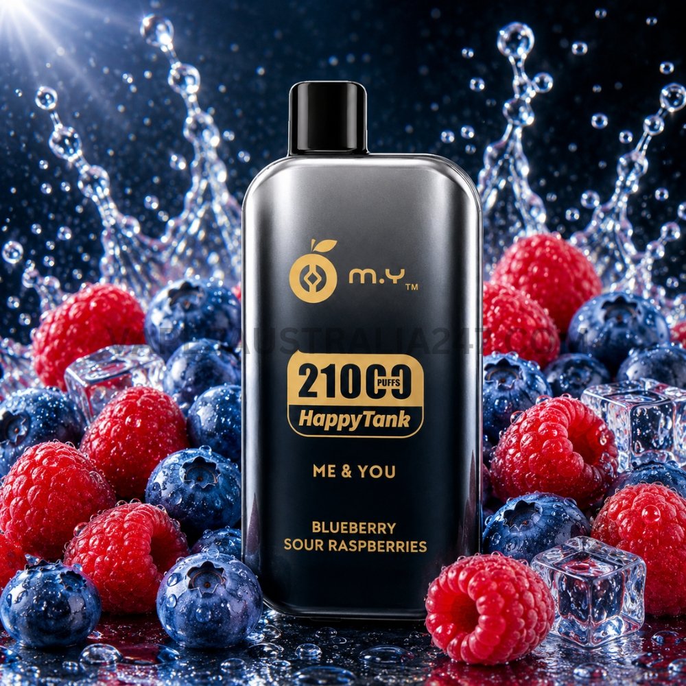 HappyTank 21000 Puffs Blueberry Sour Raspberries
