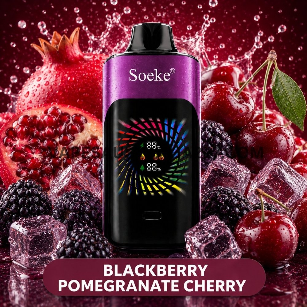 SOEKE S9 28000 Puffs Blackberry Pomegranate Cherry