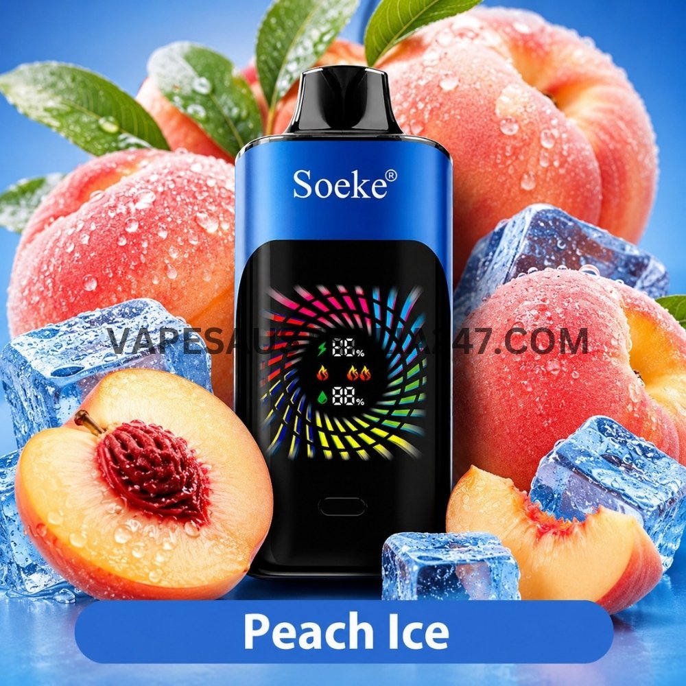 SOEKE S9 28000 Puffs Peach Ice