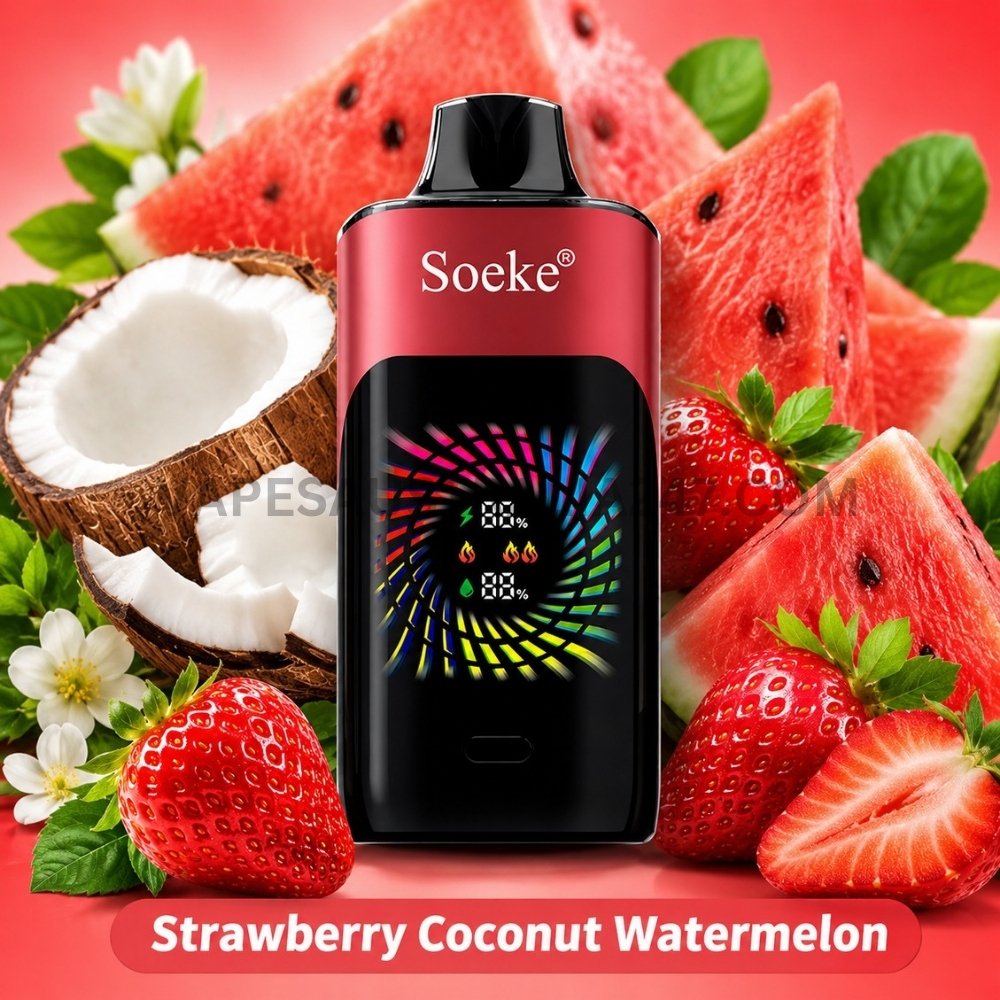 SOEKE S9 28000 Puffs Strawberry Coconut Watermelon