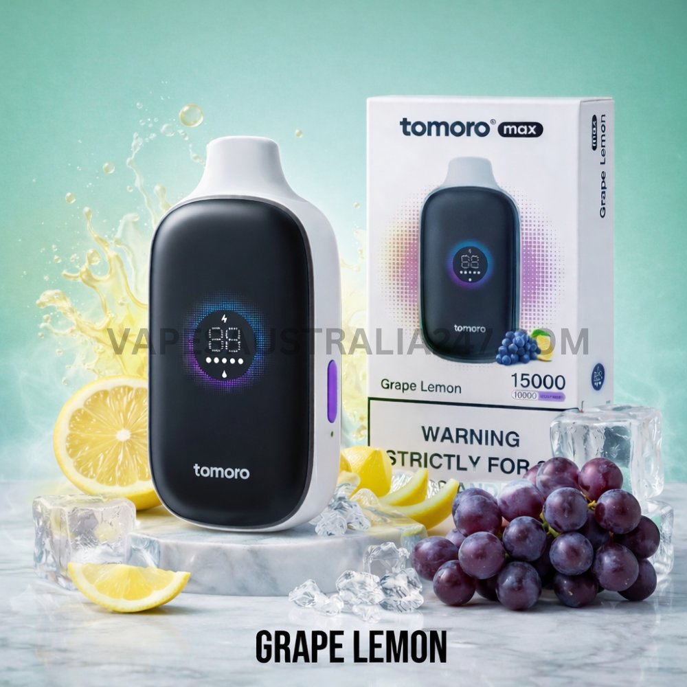 TOMORO Max 15000 Puffs Grape Lemon