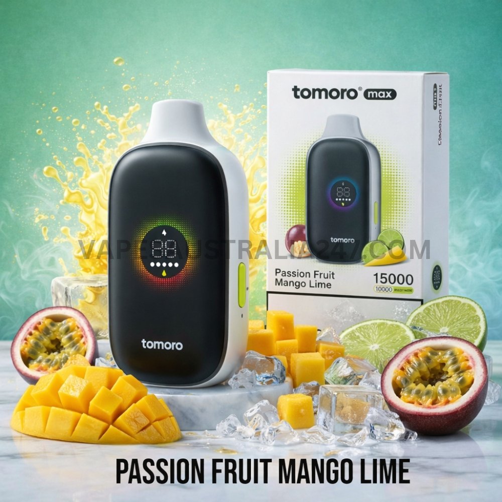 TOMORO Max 15000 Puffs Passionfruit Mango Lime