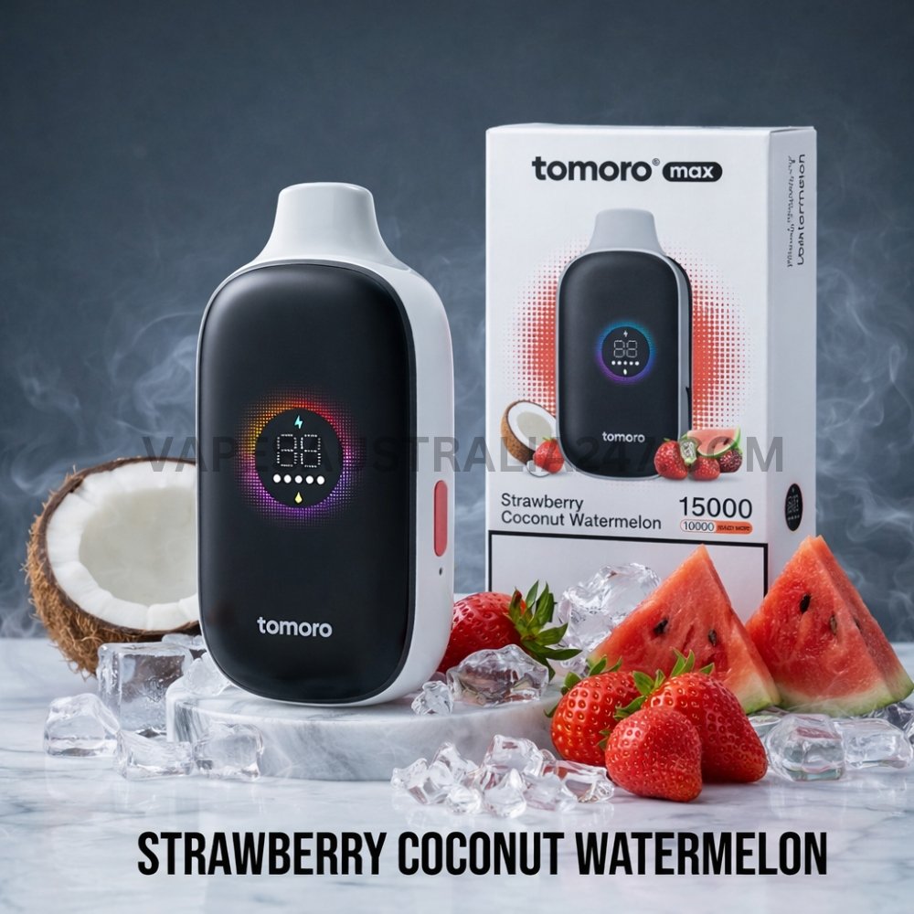 TOMORO 15000 Max Puffs Strawberry Coconut Watermelon
